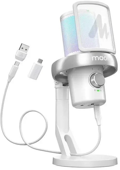 Maono „Vision DM40 Pro“ mikrofonas (baltas)