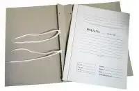Archyvinis aplankas SMLT, A4, su raišteliais BYLA, kartoninis (300g/m2), 4 cm