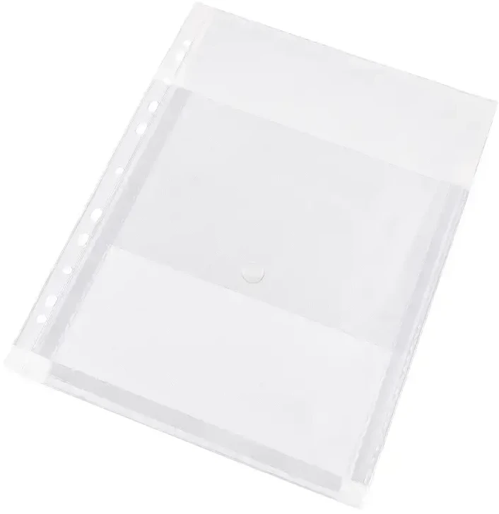 Praplečiamos įmautės su atvaru Panta Plast, A4, 10 vnt., skaidrios 2410-027