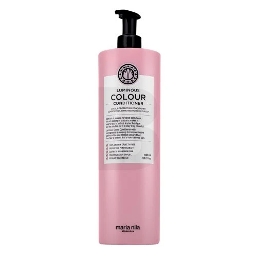 Maria Nila Luminous Colour Cruelty Free Hair Conditioner For Spalvą išsaugantis, 1000 ml