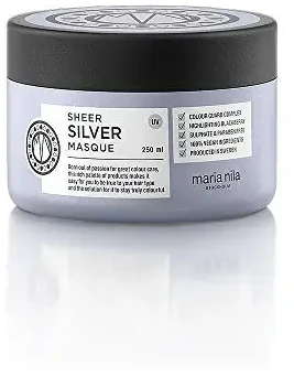 Maria Nila Sheer Sidabrinis Hair Mask pilkinanti kaukė šviesiems plaukams, 250 ml