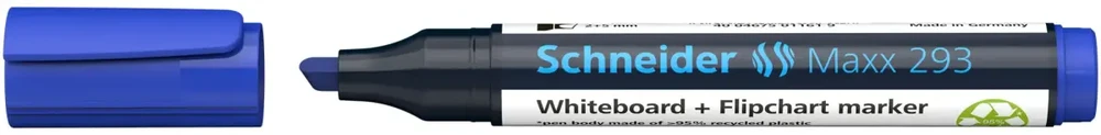 Žymeklis baltai lentai ir bloknotams SCHNEIDER MAXX 293, kirsta galvute