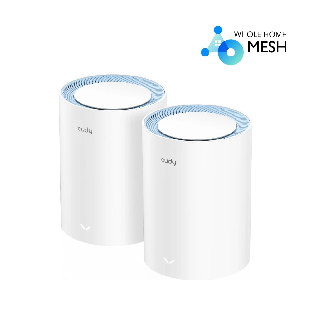 Maršrutizatorius NAMŲ SISTEMA WI-FI CUDY-M1200/2 2.4 GHz, 5 GHz, 300 Mbps + 867 Mbps CUDY
