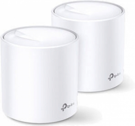 Maršrutizatorius „TP-Link AX1800 Whole Home Mesh Wi-Fi 6“ sistema | Deco X20 (2 pakuotės) | 802.11ax | 1201+574 Mbit/s | 10/100/1000 Mbit/s | Ethernet LAN (RJ-45) jungtys 2 | Tinklelio palaikymas Taip | MU-MiMO Taip | Nėra mobiliojo plačiajuosčio ryšio | Antenos tipas 4xInternal per Deco uni