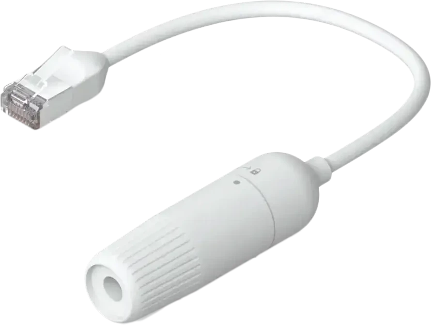 Ubiquiti CT6 kabelis su vyriško-moteriško RJ45 jungtimis, skirtas prailginti Ethernet ryšį, 0,15 m