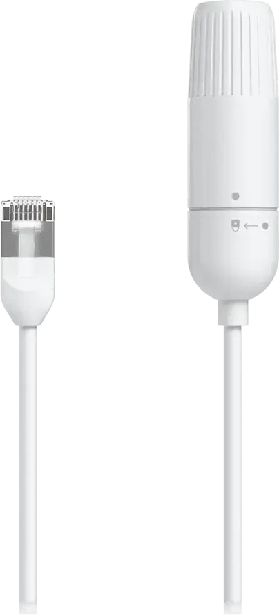 Ubiquiti CT6 kabelis su vyriško-moteriško RJ45 jungtimis, skirtas prailginti Ethernet ryšį, 0,15 m