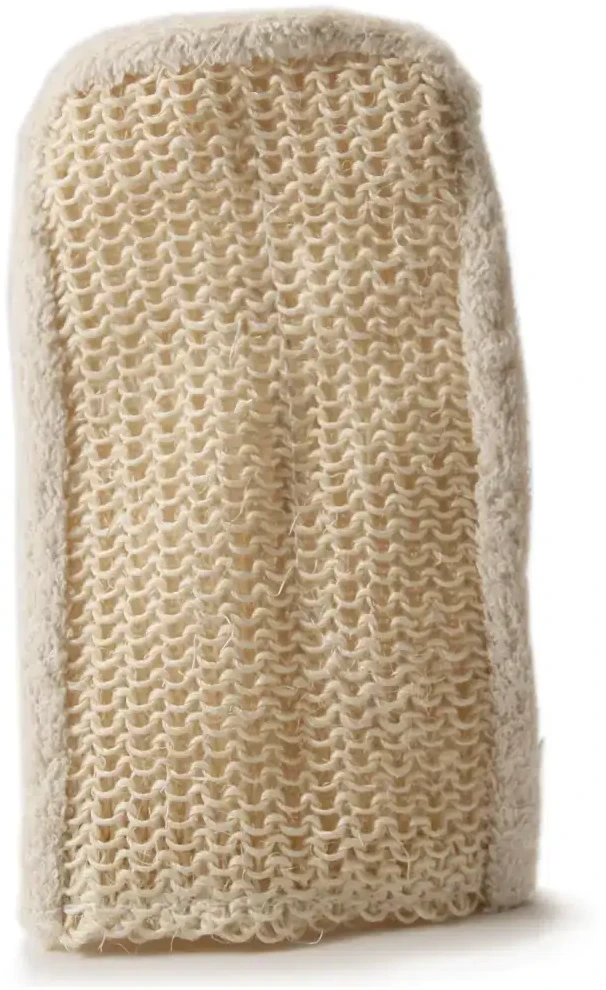 Martini Spa Sisal and cotton mittens Natural