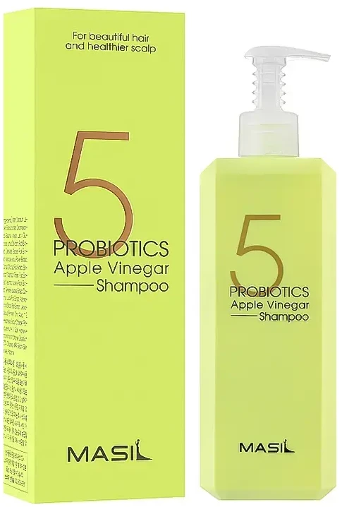 Masil šampūnas su obuolių actu ir probiotikais 5 probiotikai (obuolių acto šampūnas), 500 ml