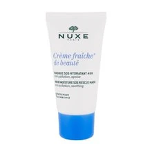Nuxe 48 val. greito poveikio drėkinamoji kaukė „Crème Fraîche® de Beauté Masque SOS 48H moisture SOS rescue mask“, 30 ml