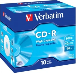 Verbatim CD-R 800MB 10 vienetų pakuotė
