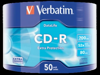 Verbatim CD-R papildoma apsauga 700 MB 50 vnt