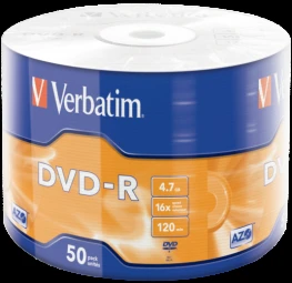 Verbatim 43788 neįrašytas DVD diskas 4,7 GB DVD-R 50 vnt