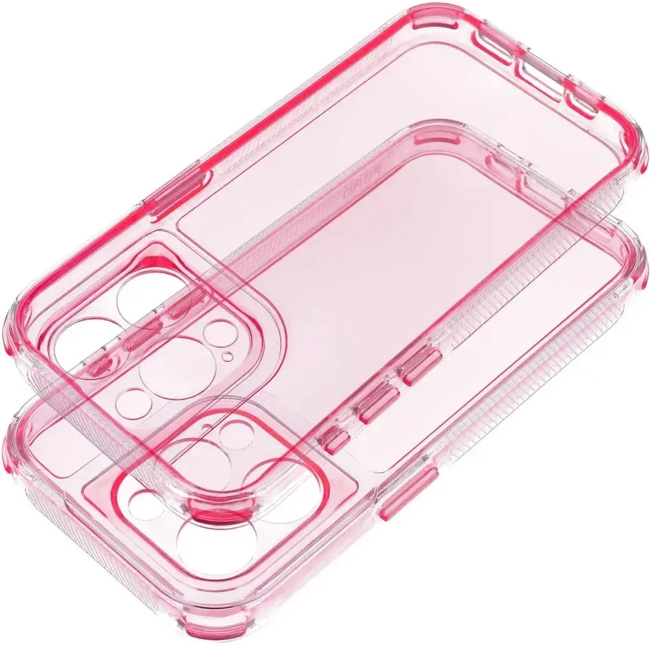 Oem MATRIX CLEAR Dėklas, skirtas IPHONE 15 pudra rožinė
