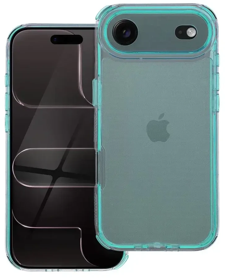 OEM dėklas, skirtas iPhone 17 AIR Matrix, skaidrus, mėtinis