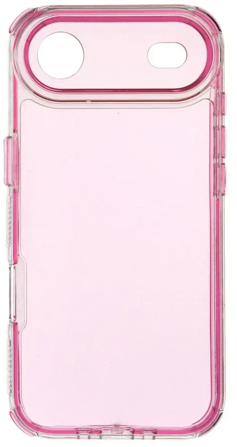 OEM dėklas, skirtas „iPhone 17 AIR Matrix“ skaidriai rausvos spalvos