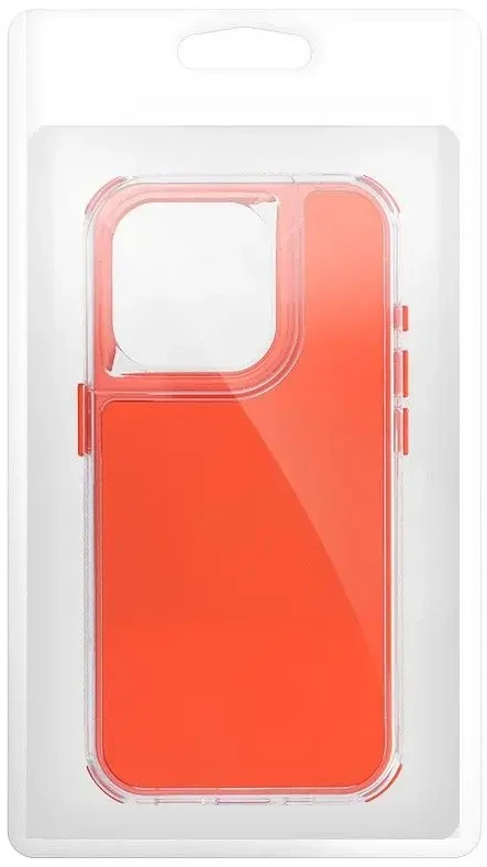 OEM dėklas, skirtas „iPhone 15 Matrix“, oranžinis