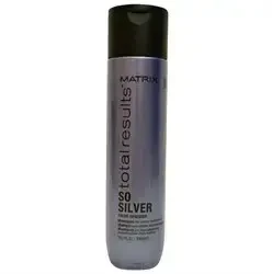 Šampūnas baltiems, pilkiems, žiliems ir šviesiai dažytiems plaukams Matrix Total Results So Silver Color Obsessed 300ml