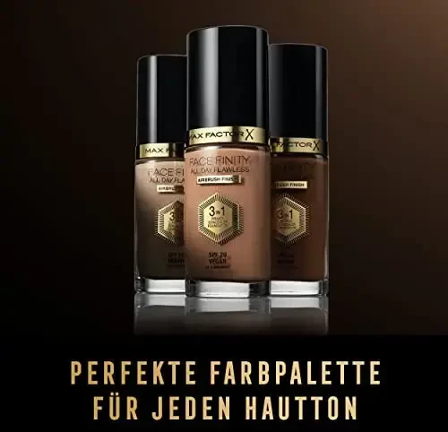 "Max Factor Facefinity 3in1" Maskuoklis ir makiažo pagrindas 55-rusvai gelsvas" 30ml
