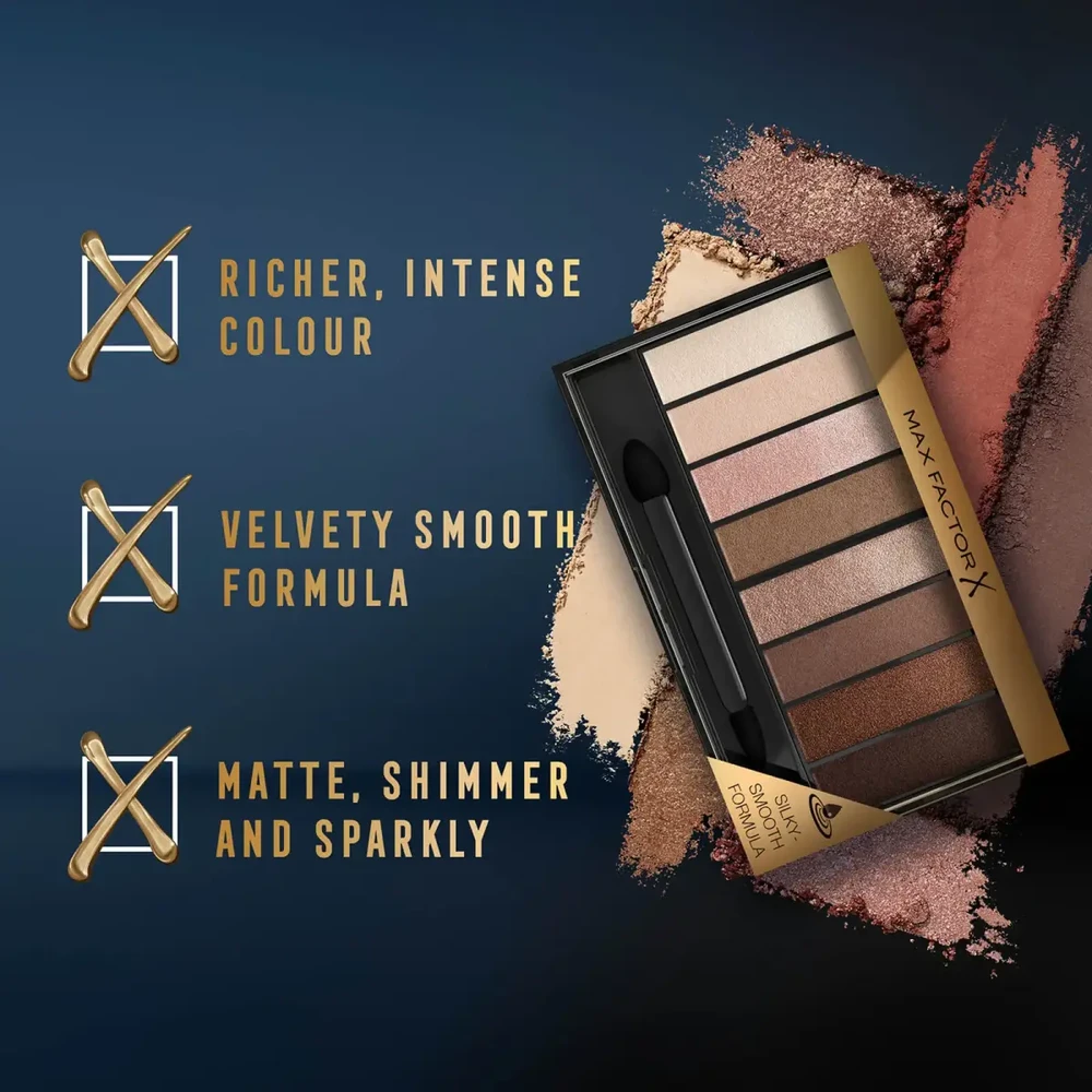 Max Factor Masterpiece Nude Palette Akių šešėliai moterims, 6,5 g