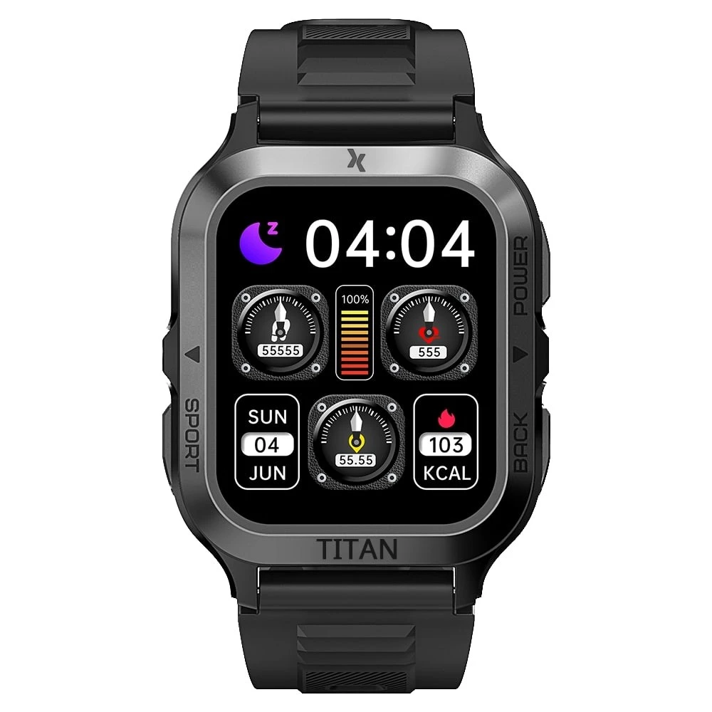 Išmanusis laikrodis Maxcom FW67 Titan Pro Juodas (MAXCOMFW67GRA)