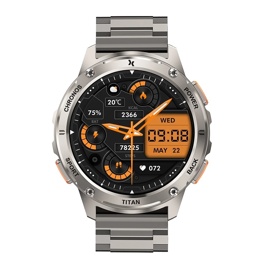 Išmanusis laikrodis Maxcom FW110 Kronos Sidabrinė (MAXCOMFW110SILVER)