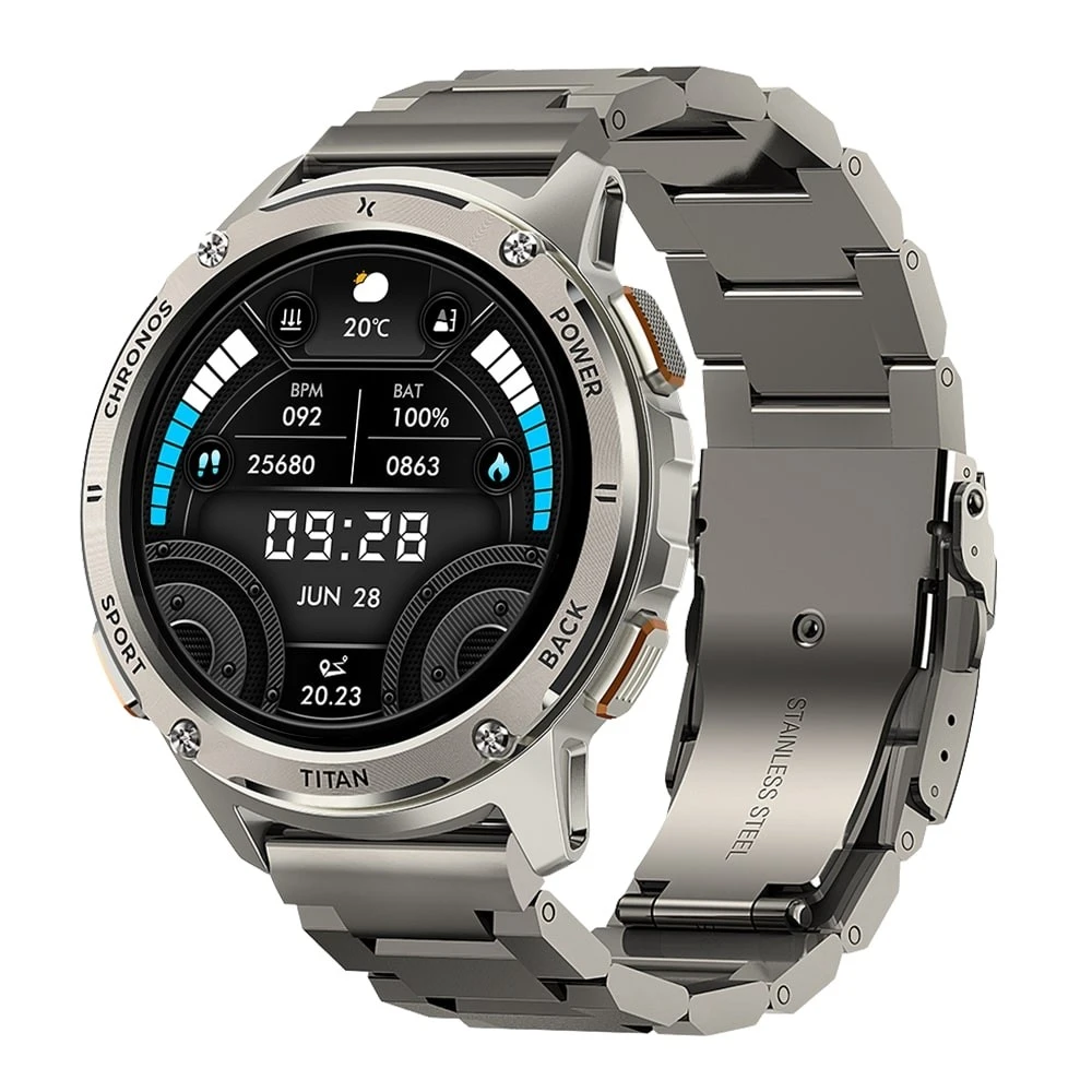 Išmanusis laikrodis Maxcom FW110 Kronos Sidabrinė (MAXCOMFW110SILVER)