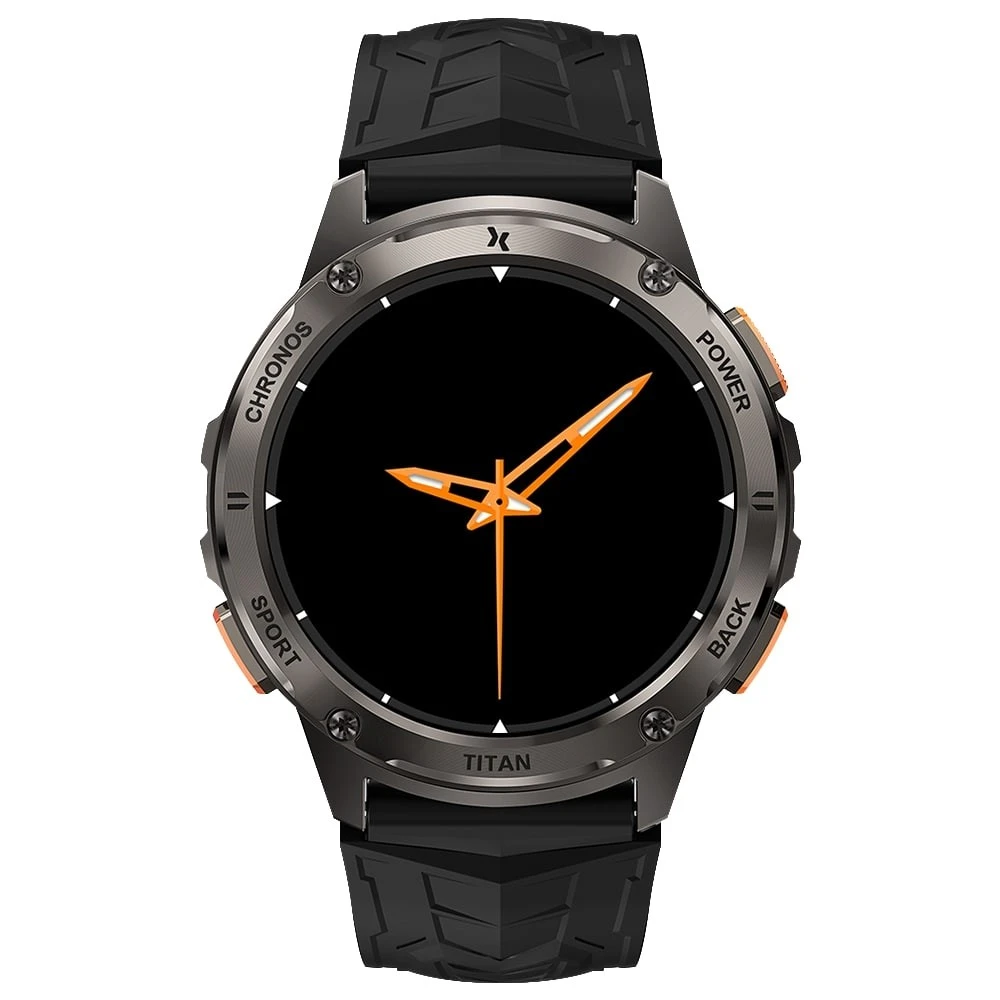 Maxcom Išmanusis laikrodis fw110 titan chronos juoda
