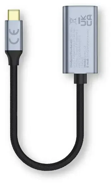 Maxlife adapter MXHC-01 HDMI - USB-C 4K 60HZ juodas