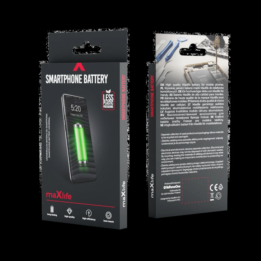 Maxlife baterija Samsung S6 EB-BG920ABE 2600mAh