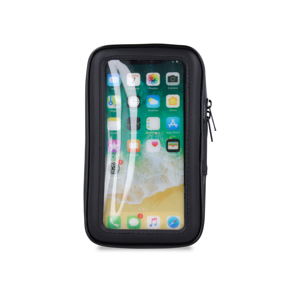 Universalus telefono laikiklis Maxlife MXBH-01 XL dviračiui, atsparus vandeniui,16,8 x 9,2 x 2,5cm dydis