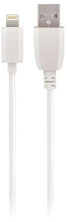 USB kabelis Maxlife Apple Lightning baltas, 1A, 1.0m