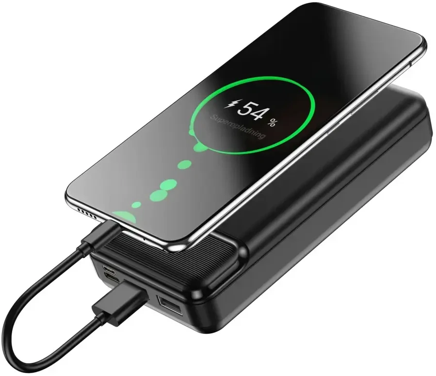 Nešiojamas įkroviklis Maxlife MXPB-01 20000mAh, juodas