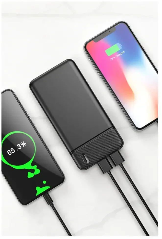 Nešiojamas įkroviklis Maxlife MXPB-01 20000mAh, juodas