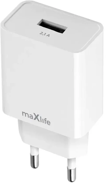 Maxlife MXTC-11 įkroviklis 1x USB-A 2,1A juodas
