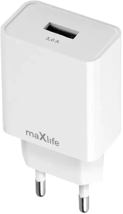Maxlife MXTC-11 įkroviklis 1x USB-A 3A juodas