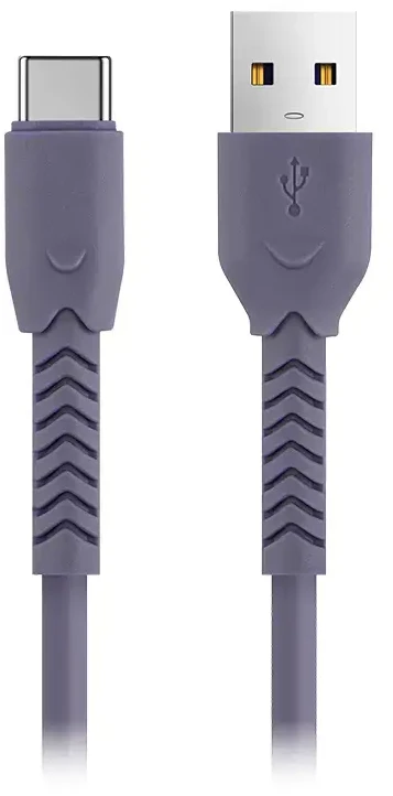 Maxlife MXUC-04 duomenų perdavimo ir įkrovimo kabelis | USB-A į USB-C | 15W | 1m | purpurinis