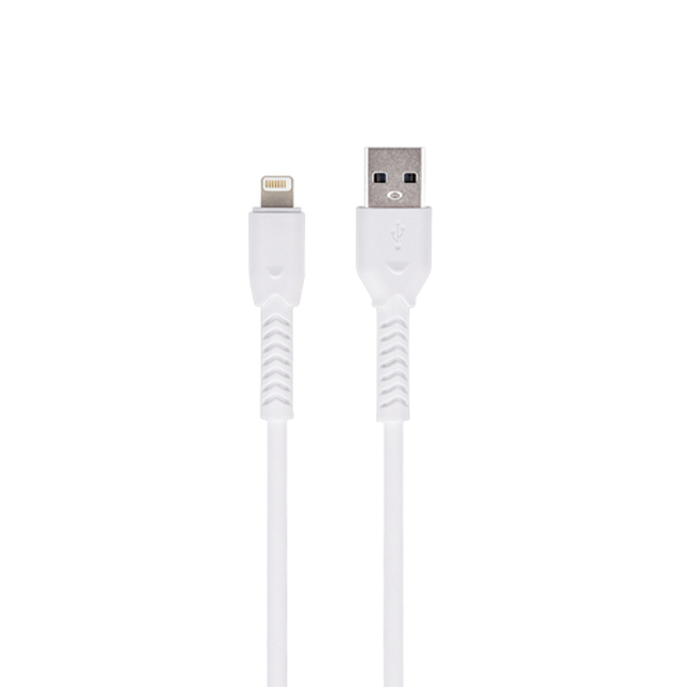 Maxlife MXUC-04 USB – Lightning laidas 1,0 m, 3 A, baltas