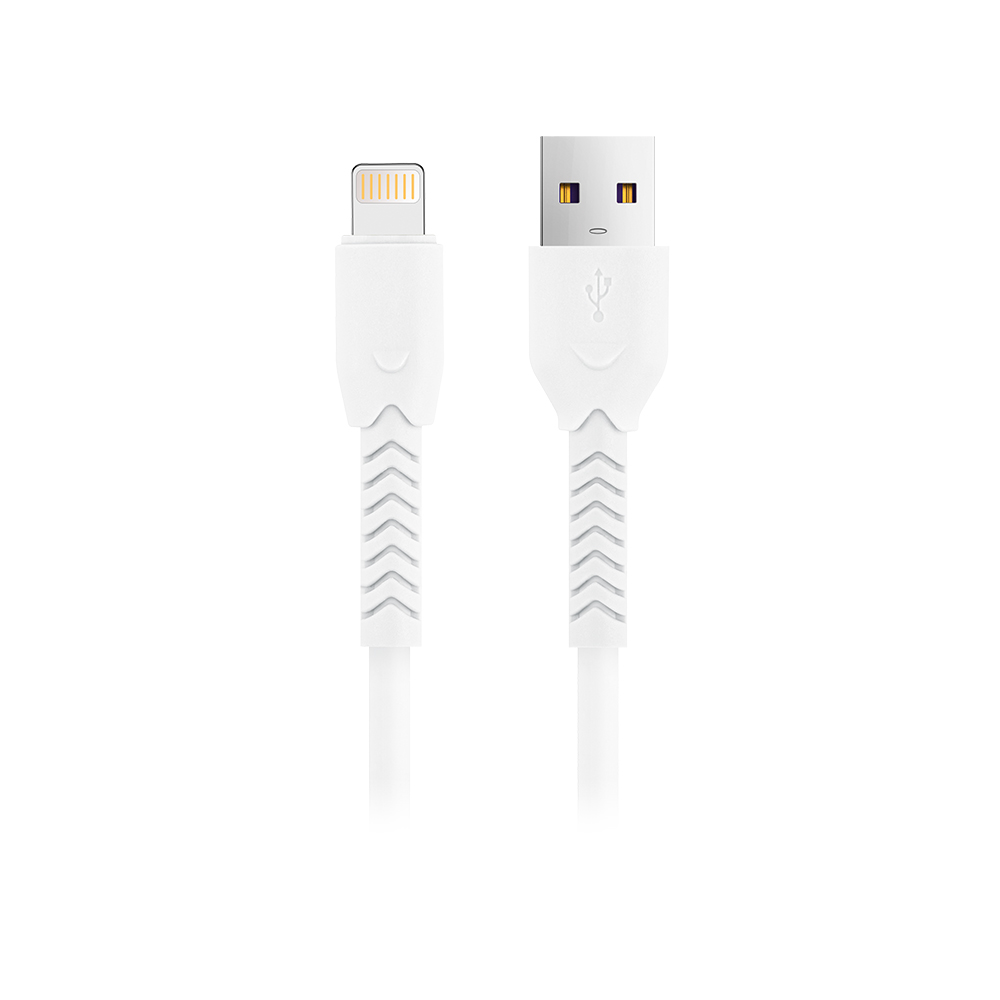 Maxlife MXUC-04 USB – Lightning laidas 1,0 m, 3 A, baltas