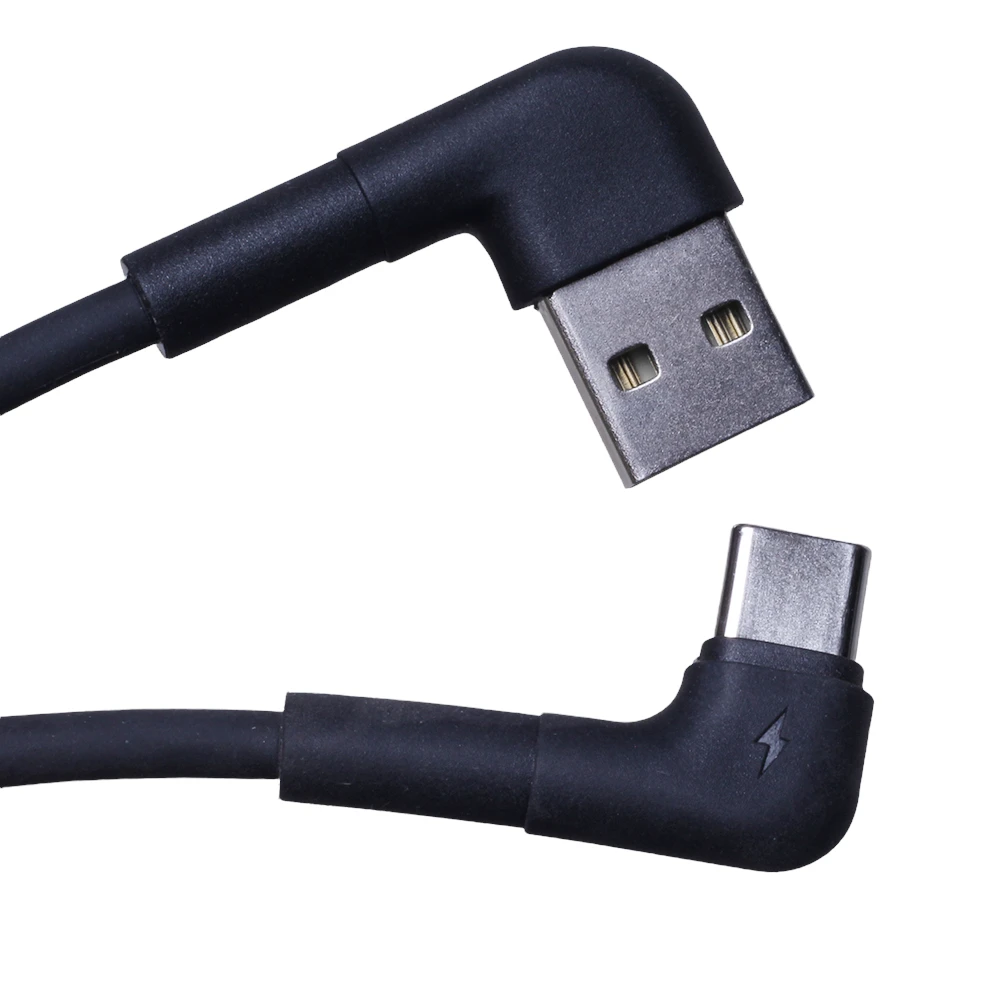 Maxlife MXUC-09 kampinis laidas USB – USB-C 1,0 m 3A juodas