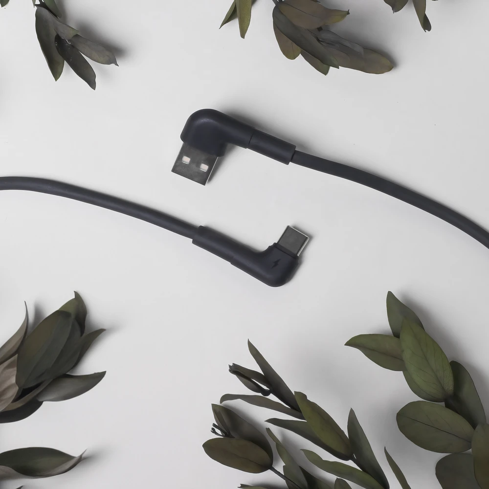 Maxlife MXUC-09 kampinis laidas USB – USB-C 1,0 m 3A juodas