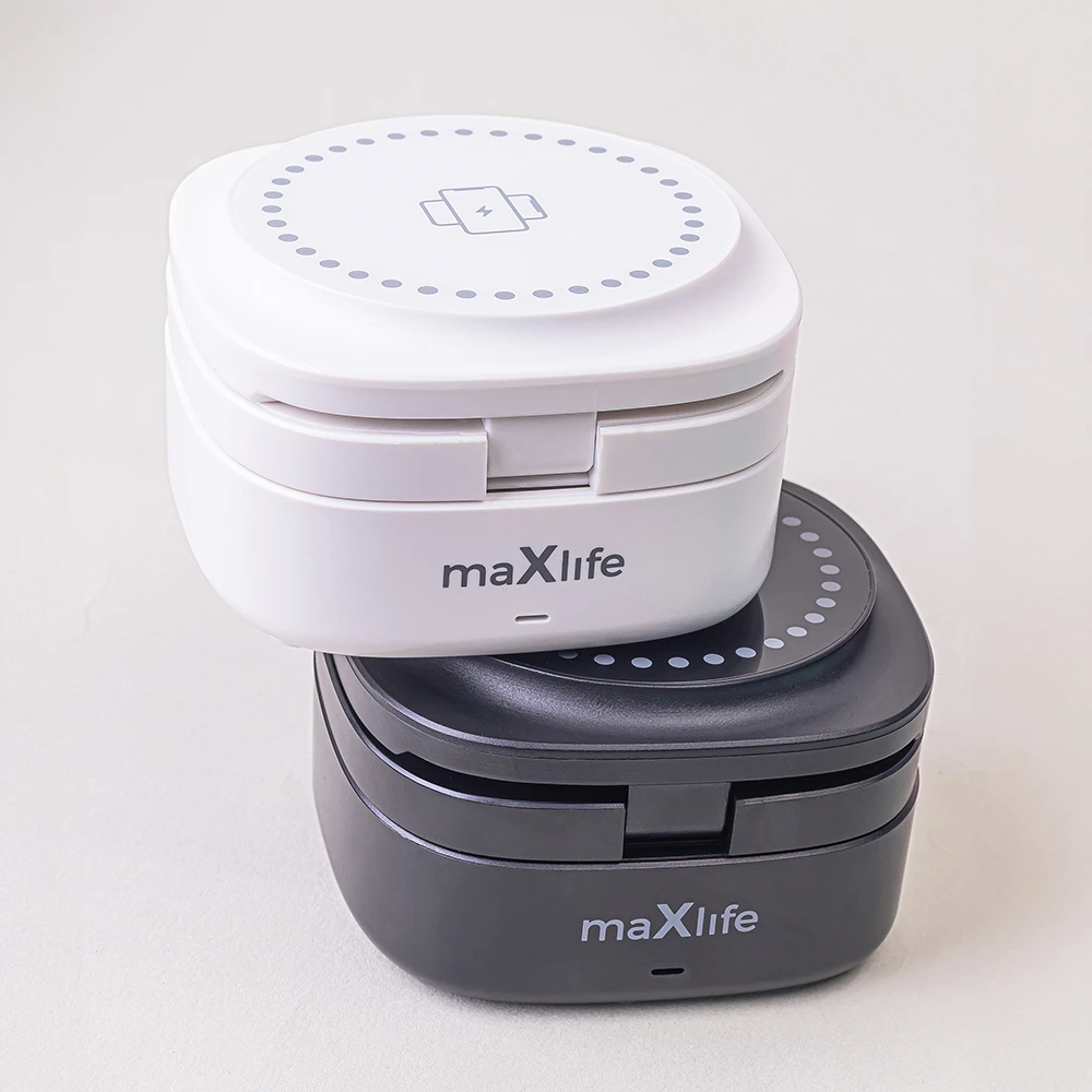 Maxlife MXWC-06 magnetinis belaidis įkroviklis 15W baltos spalvos 3in1