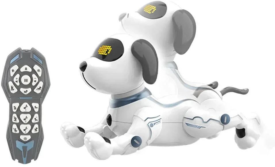 Maxlife nuotoliniu būdu valdomas šuo-robotas MXRD-100 baltos spalvos