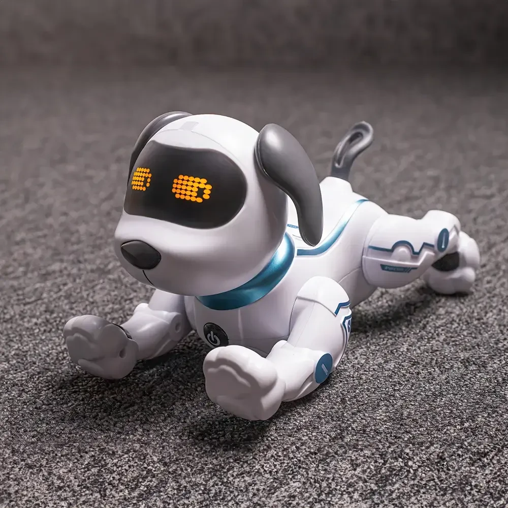 Maxlife nuotoliniu būdu valdomas šuo-robotas MXRD-100 baltos spalvos