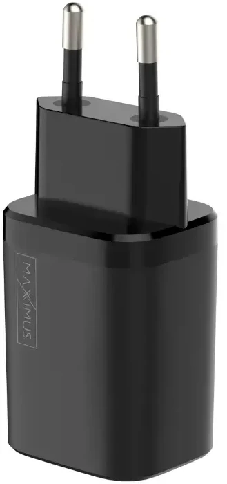 Maxximus SIENINIS ĮKROVIKLIS MX CARBON 30W PD+QC USB-A+C Juodas