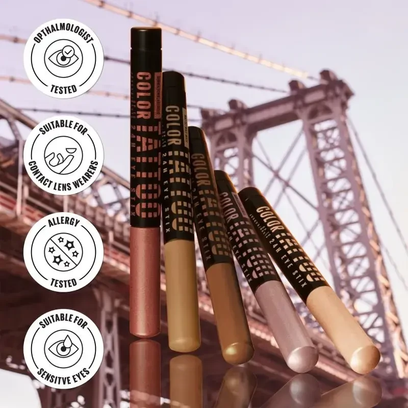 Maybelline Akių pieštukas 3 in 1 Color Tattoo 24H (Eye Stix) 1,4 g