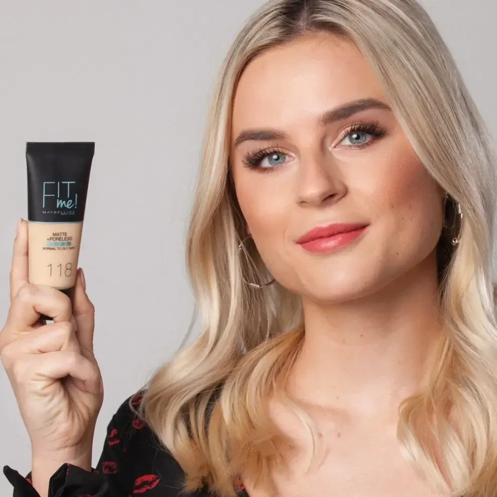 Maybelline Fit Me Matte & Poreless 118 Nude Vamzdelis Skystis 30 ml