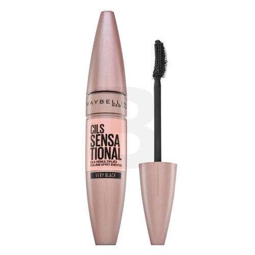 Maybelline Lash Sensational blakstienų tušas su elastomeriniu dvipusiu lenktu šepetėliu