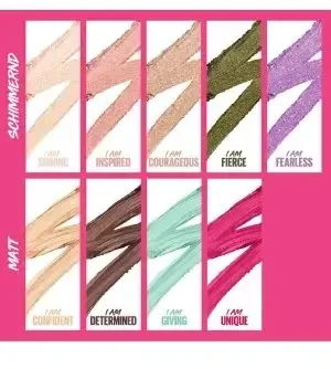 Maybelline Mayb C Tattoo akių šešėliai ir akių pieštukas