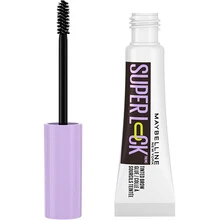 Maybelline Super Lock Brow Glue atspalvį suteikiantis antakių gelis-klijai, atspalvis: Taupe, 7 ml