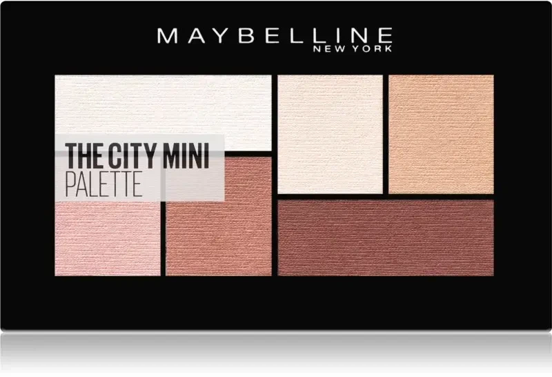 Maybelline The City Mini Akių šešėliai moterims, 6 g